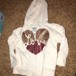 Glitter Heart “Love” Hoodie